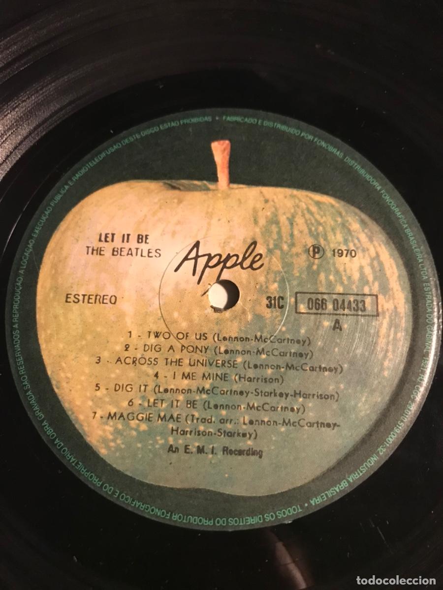 Discos de vinilo: THE BEATLES-LET IT BE-EDICI&Oacute;N BRASILE&Ntilde;A - Foto 3