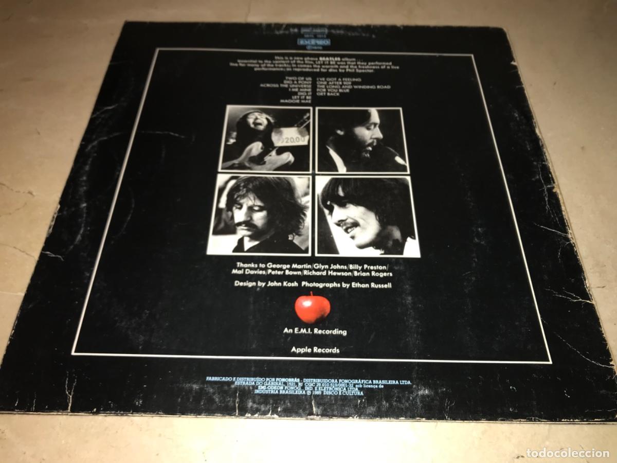 Discos de vinilo: THE BEATLES-LET IT BE-EDICI&Oacute;N BRASILE&Ntilde;A - Foto 2