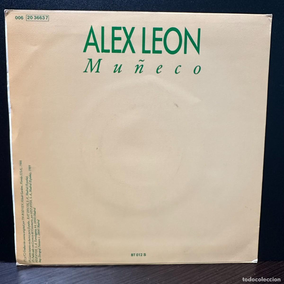Discos de vinilo: Alex Leon - Mu&ntilde;eco (7&rdquo;, Single, Promo) - Foto 2