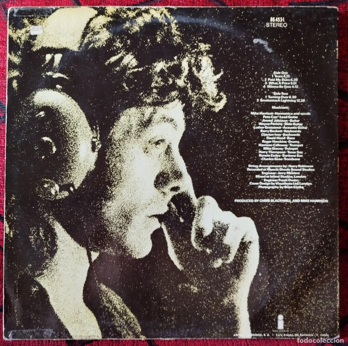 Discos de vinilo: MIKE HARRISON ** Smokestack Lightning ** VINILO LP 1972 - Foto 2