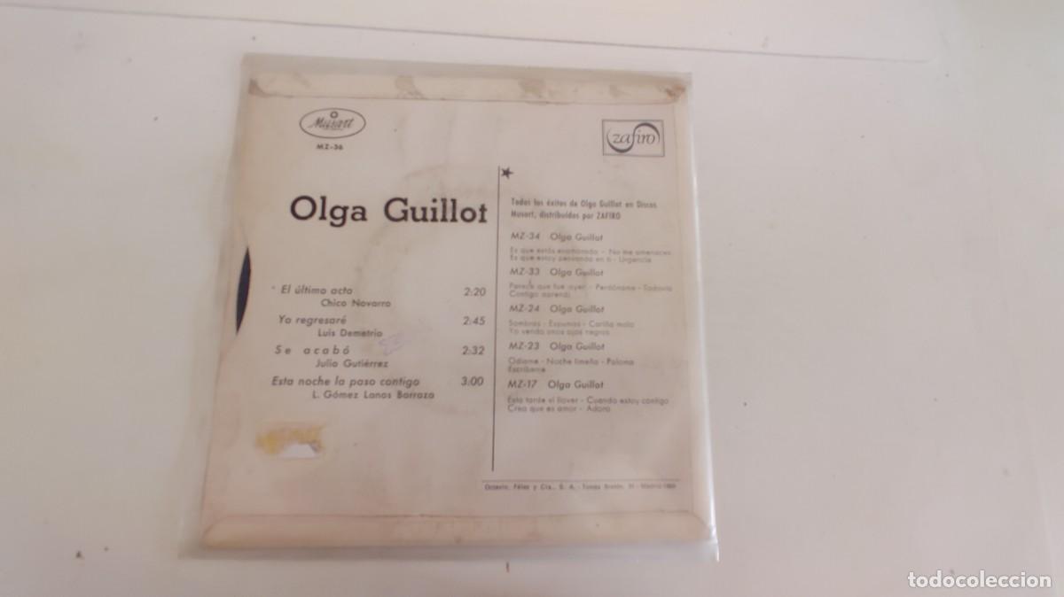 Discos de vinilo: OLGA GUILLOT-EP EL ULTIMO ACTO +3 - Foto 2