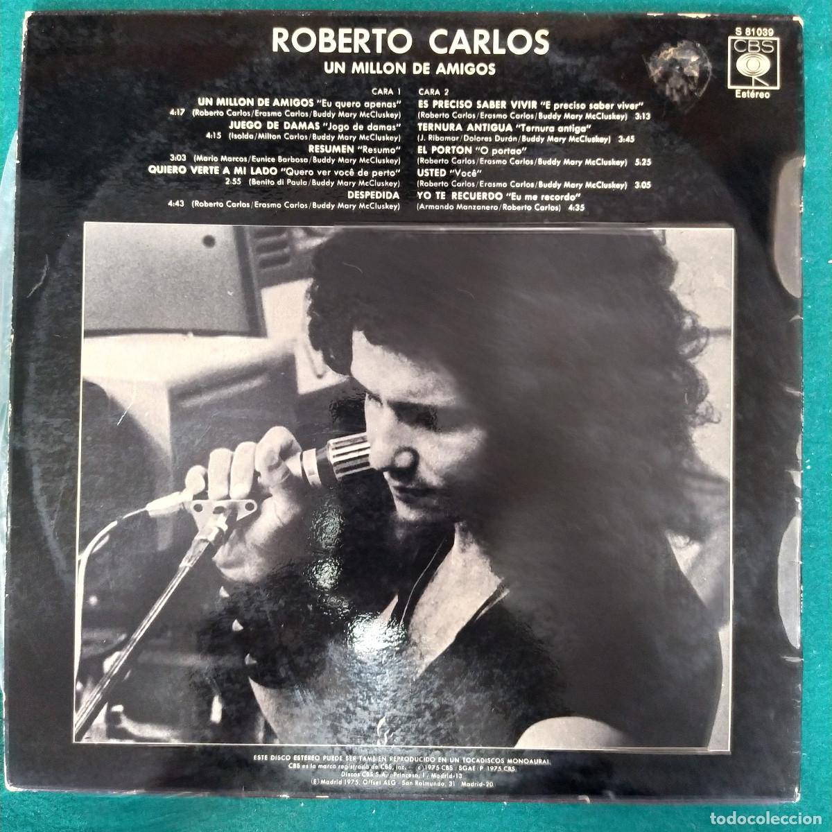 Discos de vinilo: Roberto Carlos &ndash; Un Millon De Amigos - Foto 2
