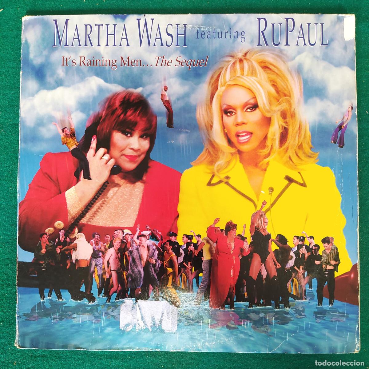 Discos de vinilo: Martha Wash featuring RuPaul &ndash; Its Raining Men... The Sequel - Foto 1