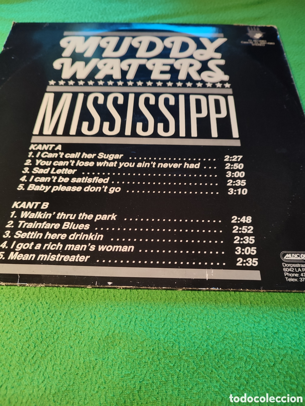 Discos de vinilo: Muddy Waters - Mississippi vinilo Lp - Foto 2