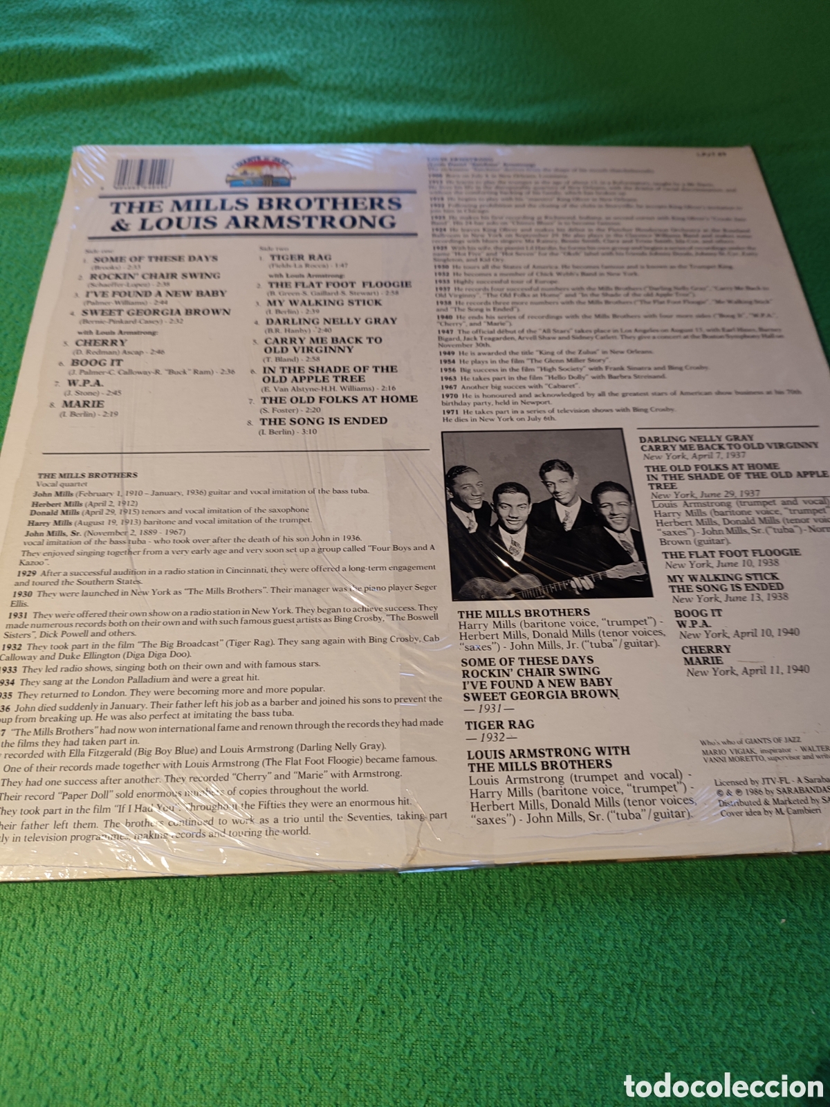 Discos de vinilo: The Mills Brothers & Louis Armstrong - Same - Foto 2