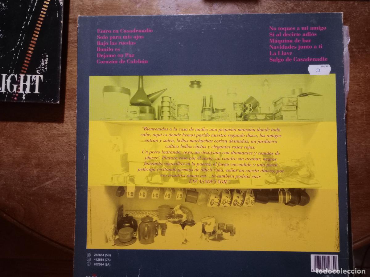 Discos de vinilo: Los Sencillos - en casa de nadie - Foto 2