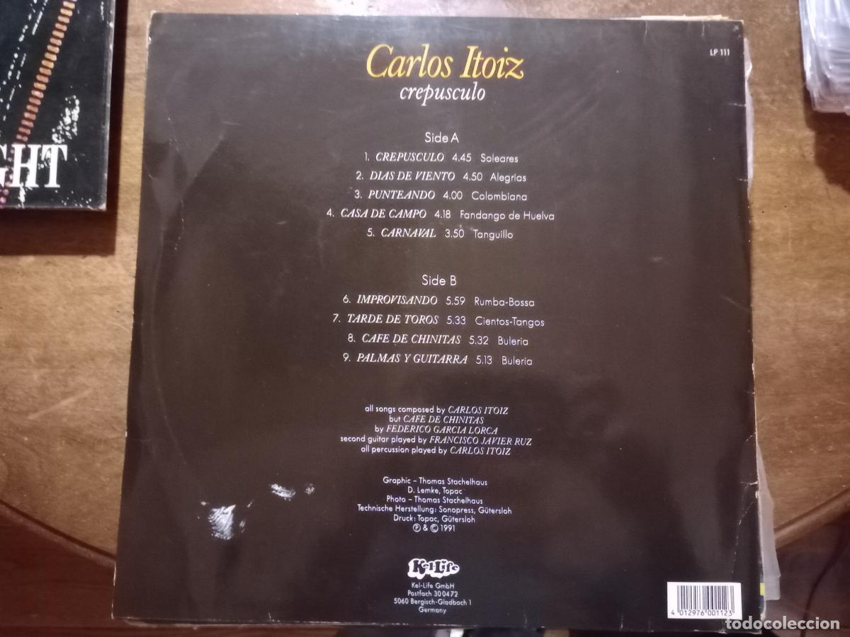 Discos de vinilo: Carlos Itoiz - crepusculo - Foto 2