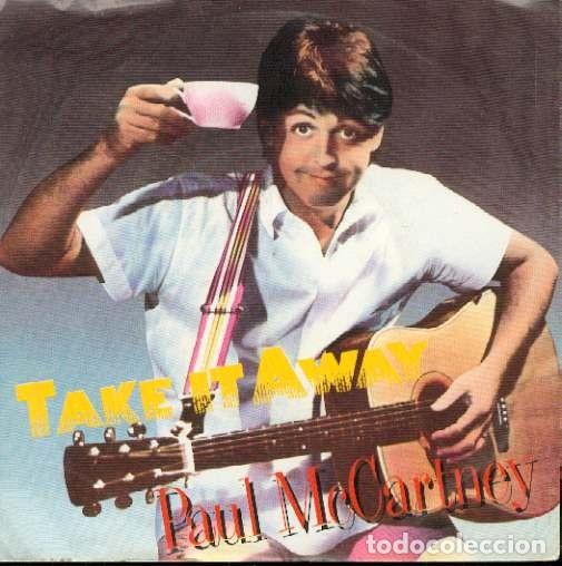 Discos de vinilo: PAUL McCARTNEY 45T TAKE IT AWAY - Foto 1