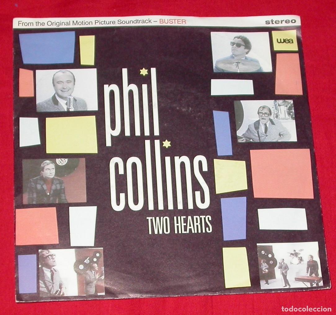Discos de vinilo: Phil Collins 45t Two Hearts VG++ EX - Foto 1