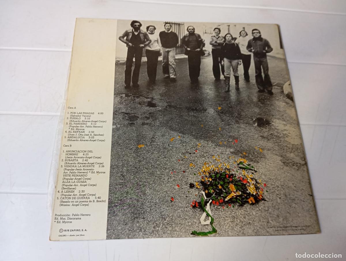 Discos de vinilo: LP JARCHA - POR LAS PISADAS - Foto 2