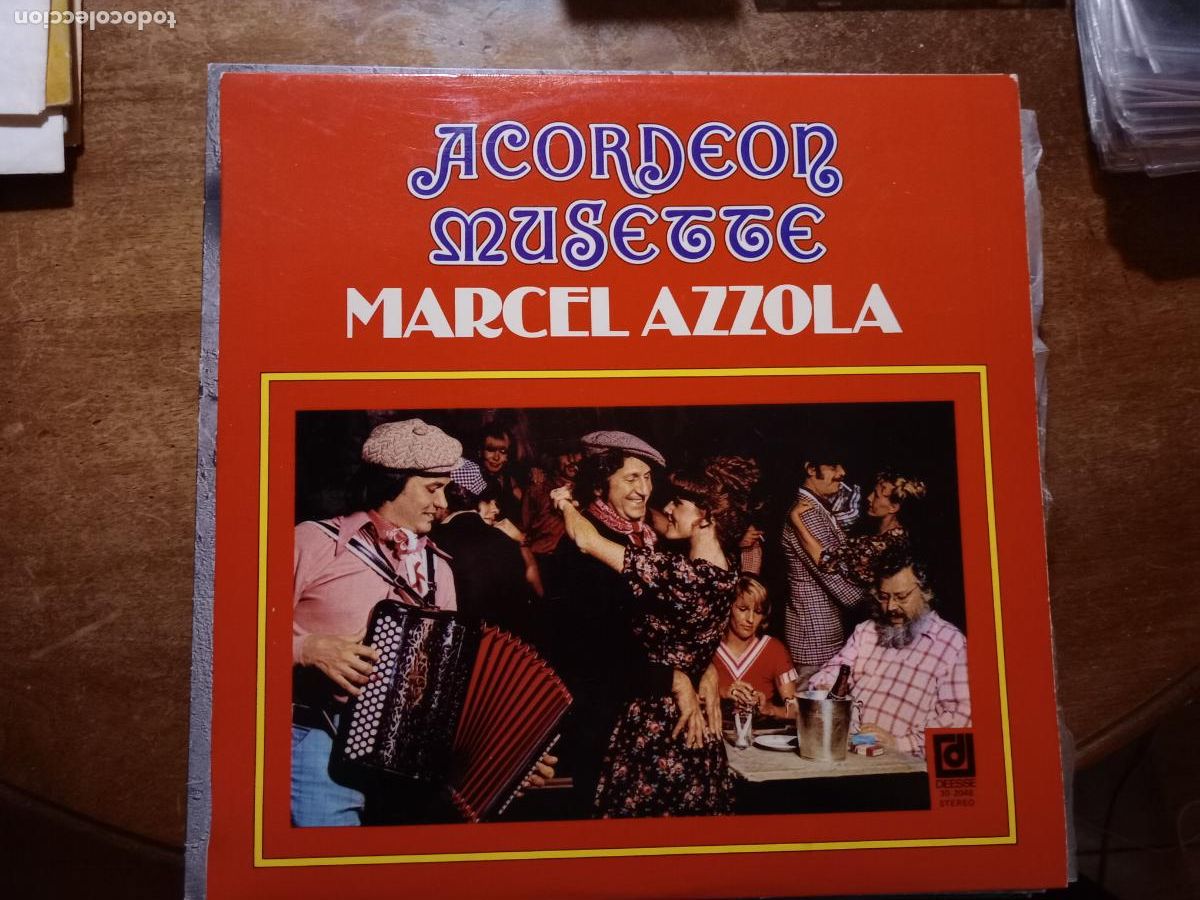 Discos de vinilo: Marcel Azzola - acorde&oacute;n musette - Foto 1
