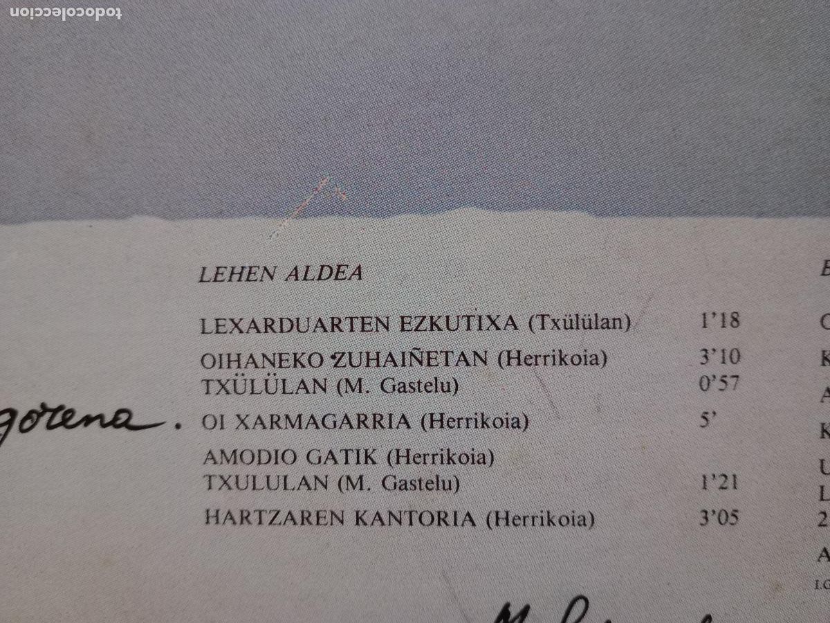 Discos de vinilo: Jan-Mixel Bedaxagar - Xiberoa - Foto 3