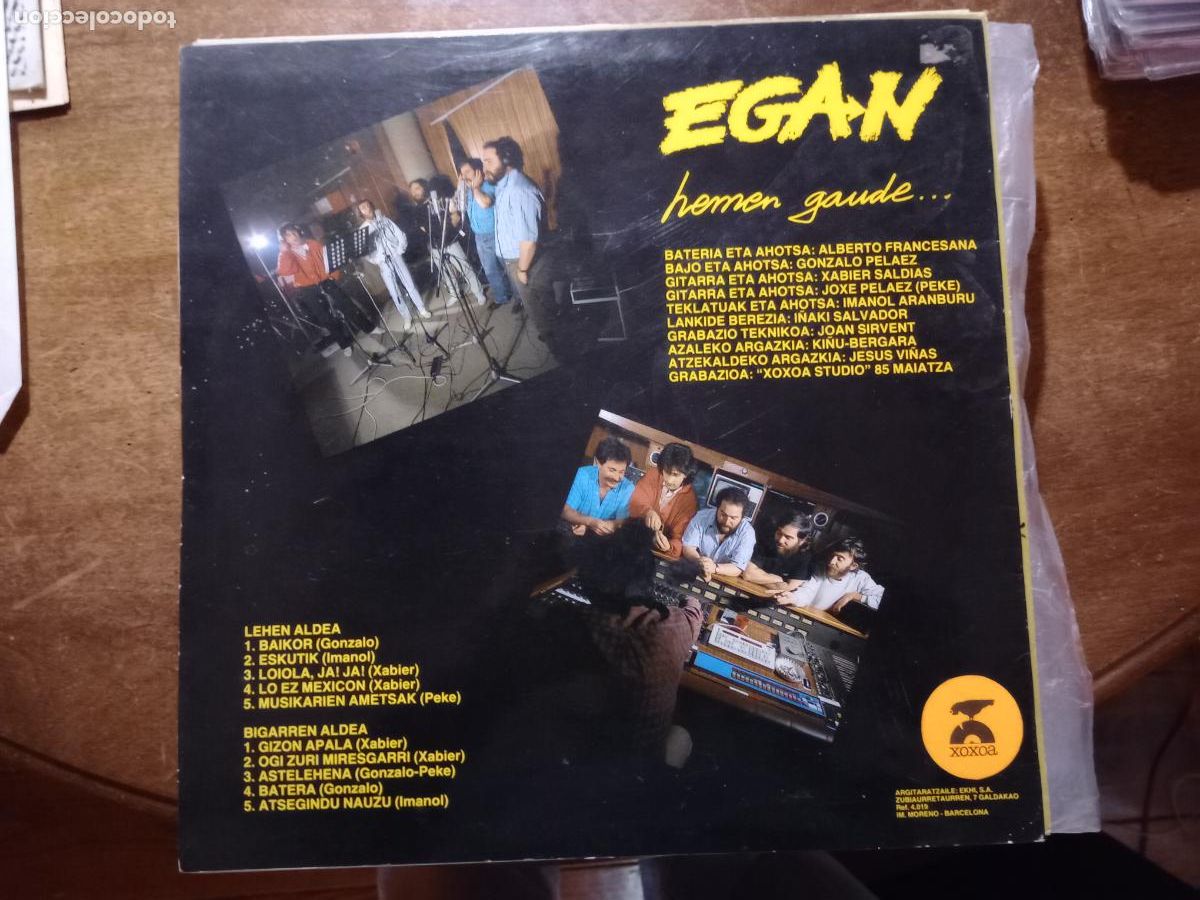 Discos de vinilo: Egan taldea - hemen gaude - Foto 2