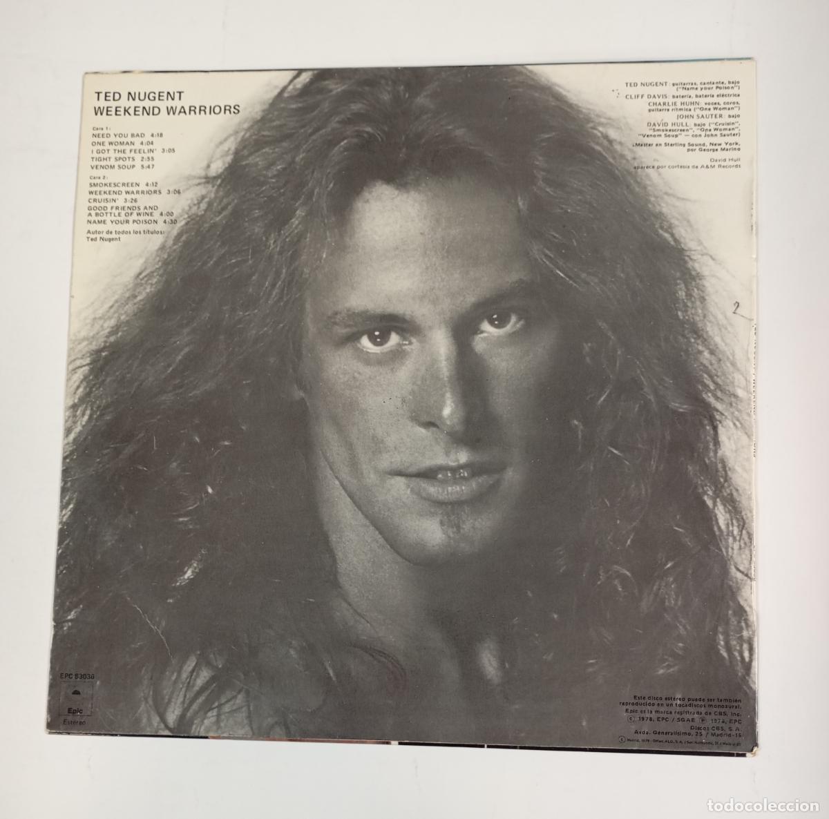 Discos de vinilo: Ted Nugent - Weekend Warriors - LP. TDKLP17 - Foto 2