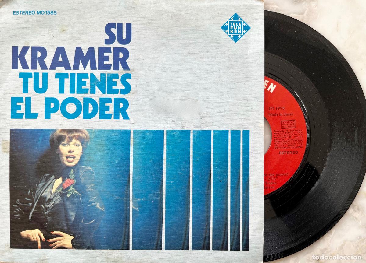 Discos de vinilo: SU KRAMER, T&Uacute; TIENES PODER. SINGLE ESPA&Ntilde;A 1976 COMO NUEVO - Foto 1