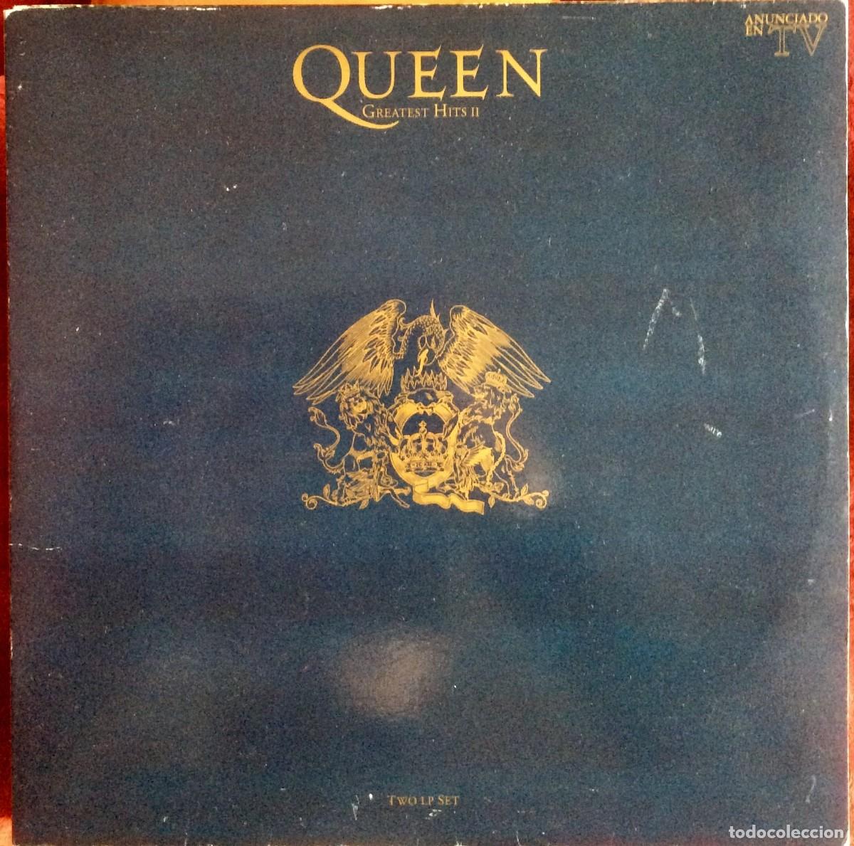 Discos de vinilo: QUEEN-GREATEST HITS II /// Espa&ntilde;a 1991. Vg++ 2 Lp