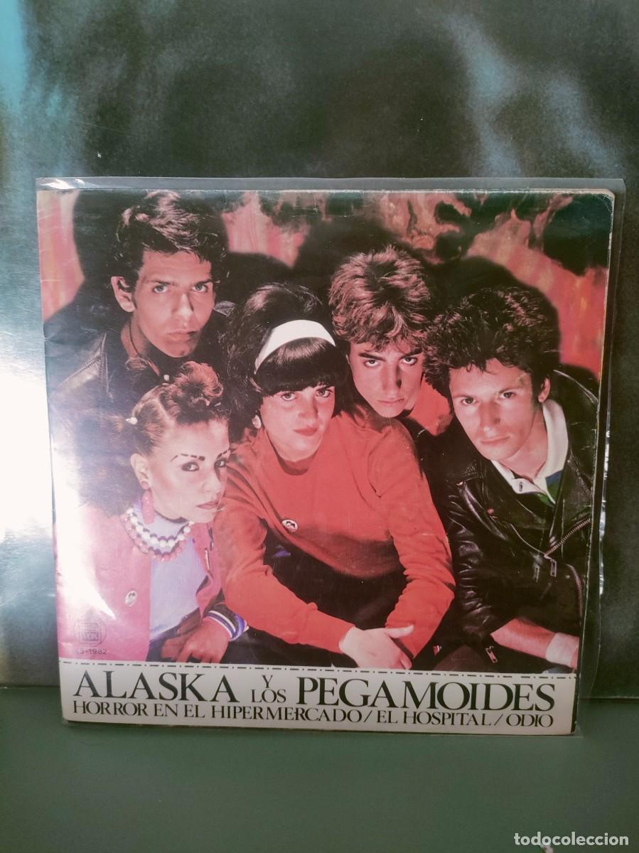 Discos de vinilo: ALASKA Y LOS PEGAMOIDES. HORROR EN EL HIPERMERCADO - Foto 1