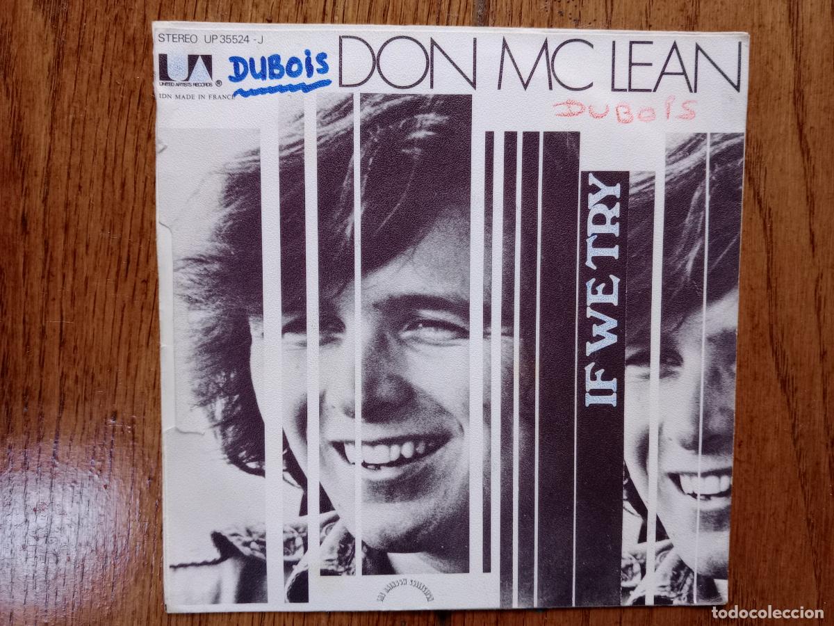 Discos de vinilo: Don Mc Lean - if we try + the more you pay - Foto 2