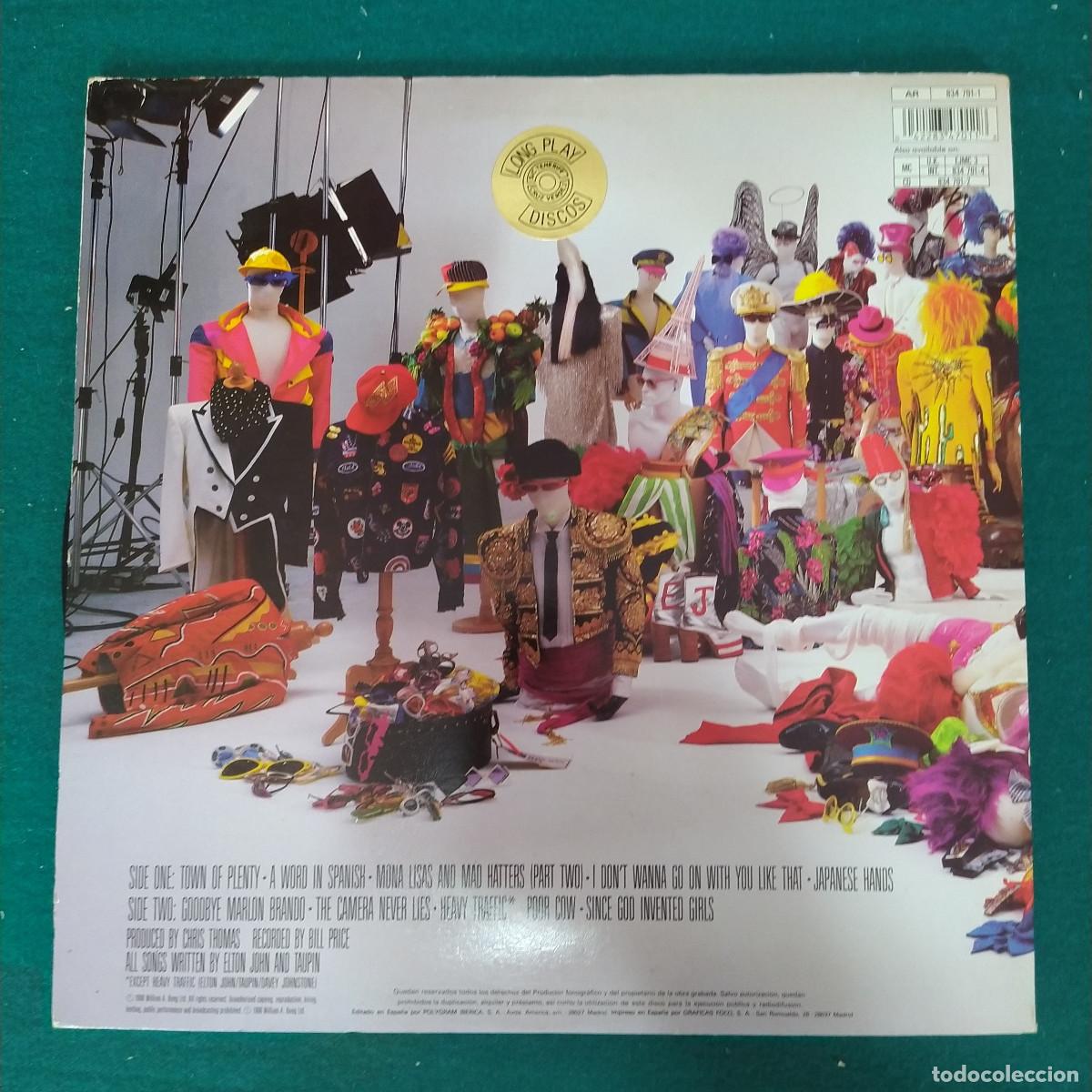 Discos de vinilo: Elton John &ndash; Reg Strikes Back - Foto 2