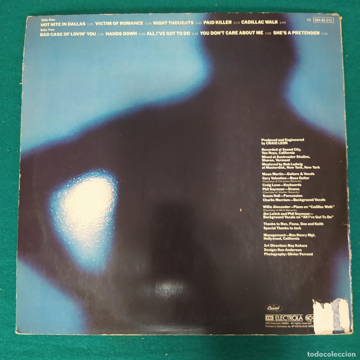 Discos de vinilo: Moon Martin &ndash; Shots From A Cold Nightmare - Foto 2