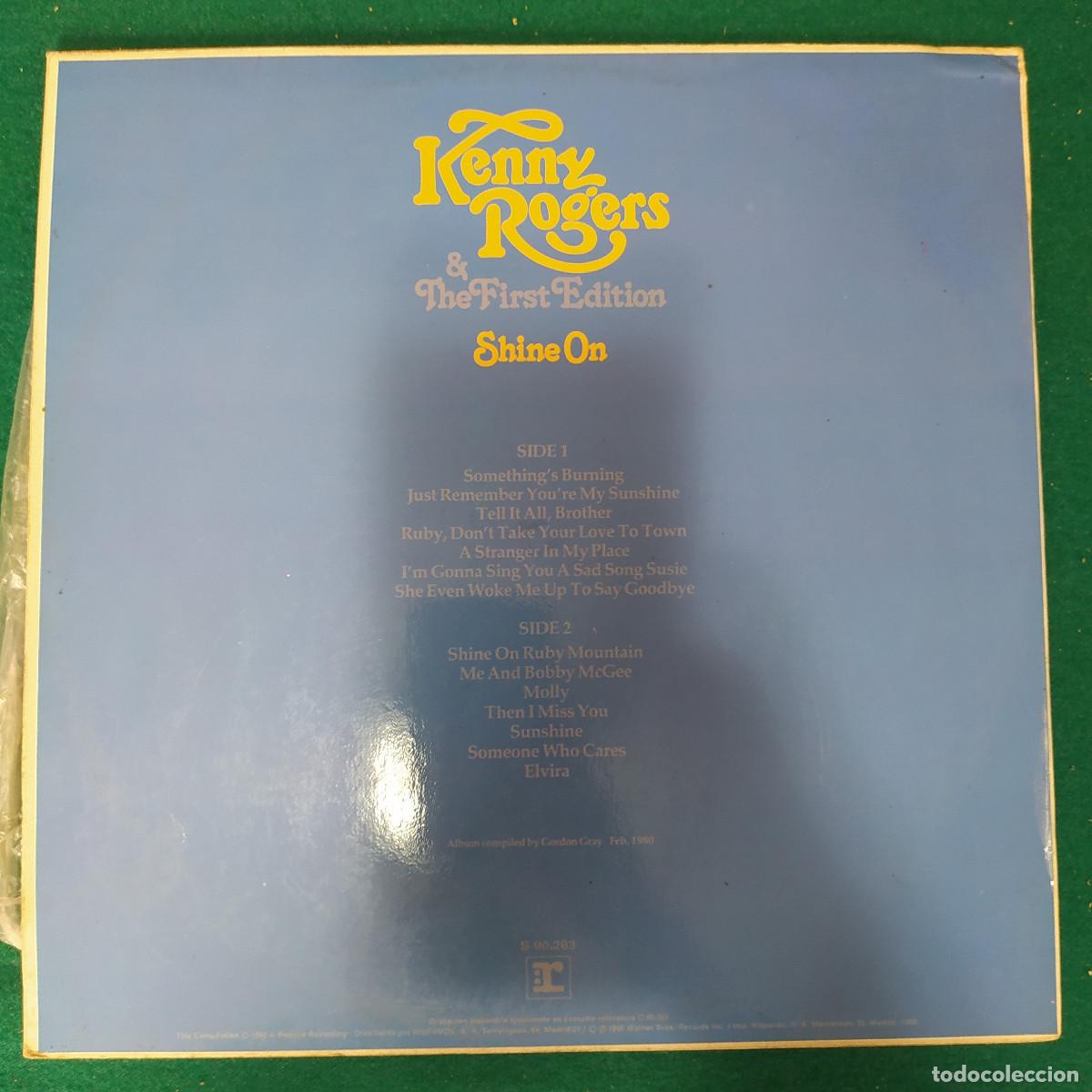 Discos de vinilo: Kenny Rogers & The First Edition &ndash; Shine On - Foto 2