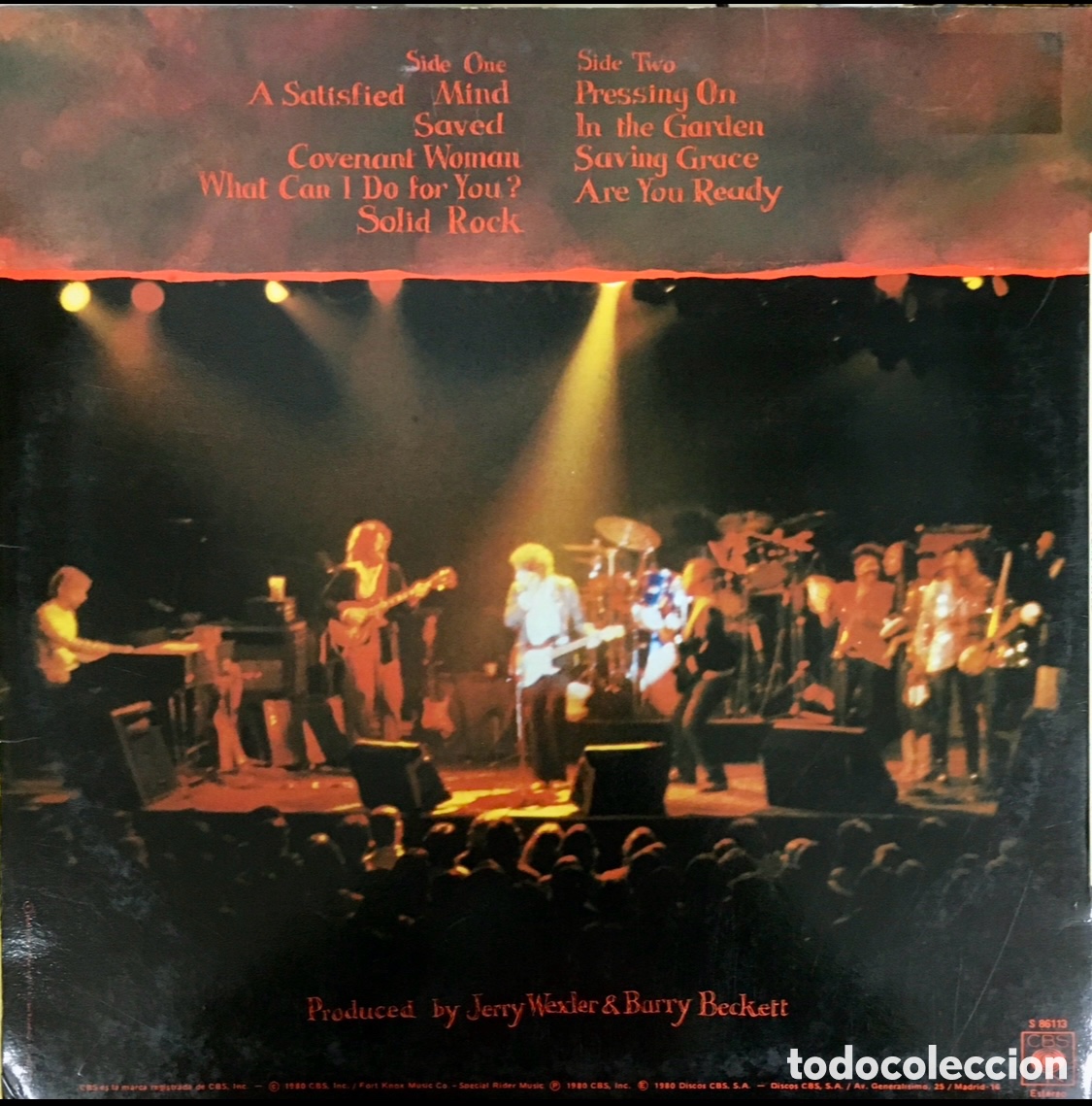 Discos de vinilo: Disco Vinilo LP. Bob Dylan. &ldquo;Sabed&rdquo;. 1980. - Foto 2