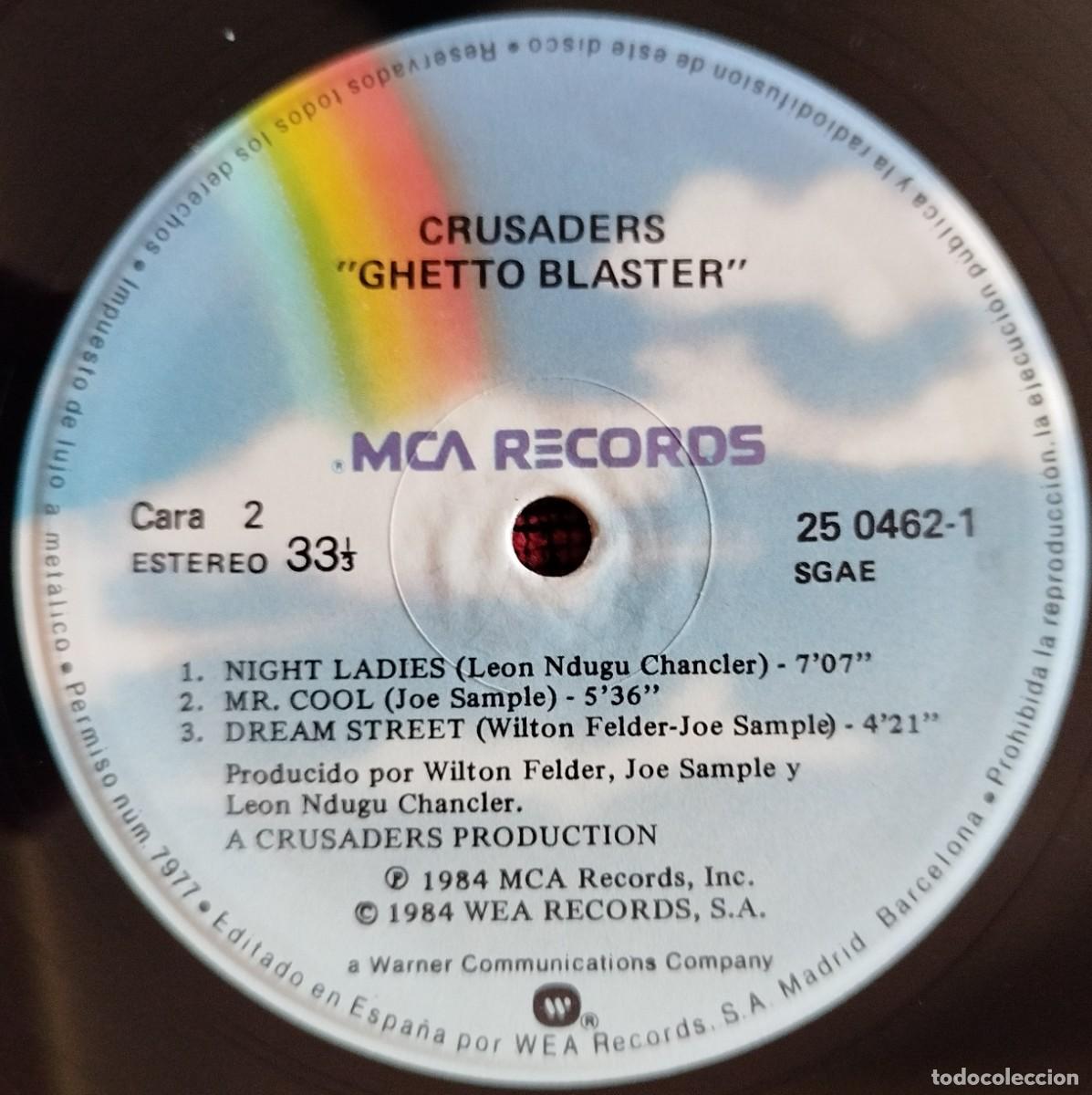 Discos de vinilo: CRUSADERS ** Ghetto Blaster ** VINILO LP 1984 - Foto 4