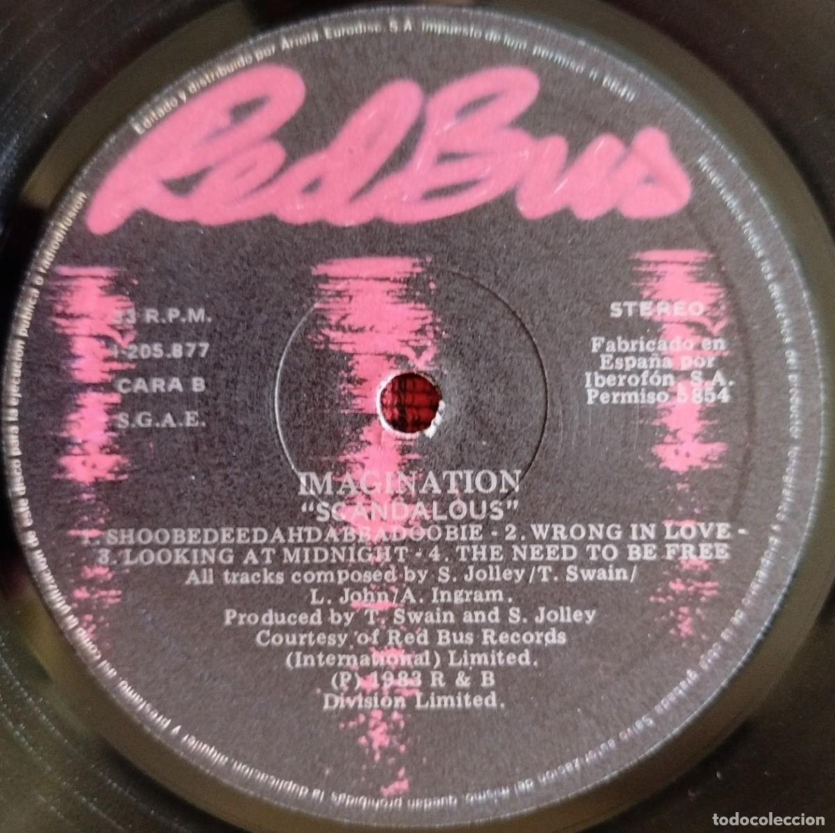 Discos de vinilo: IMAGINATION ** Scandalous ** VINILO LP 1983 - Foto 4