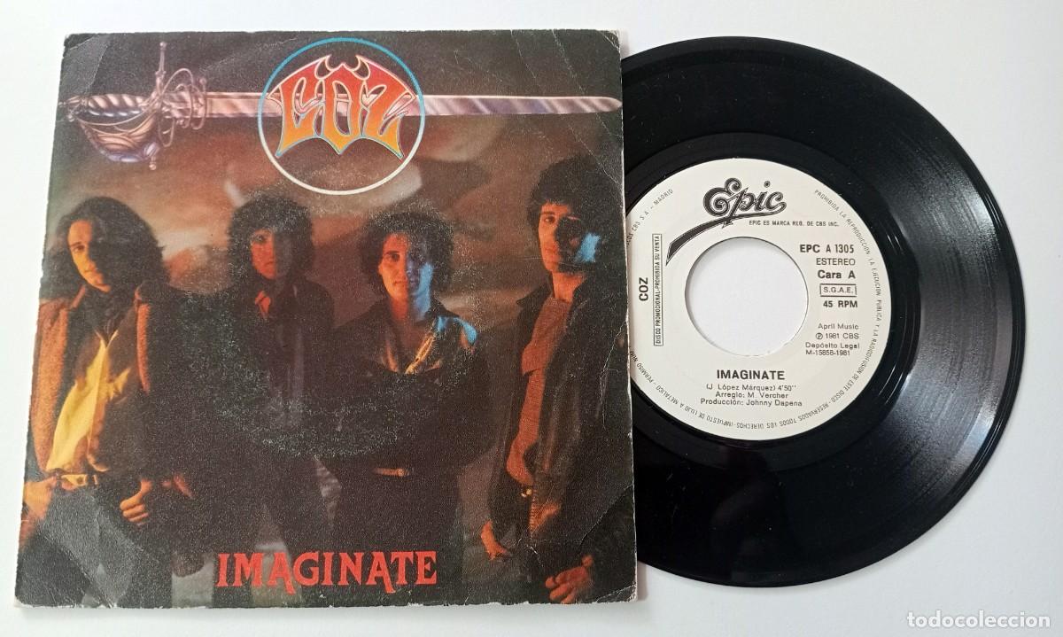 Discos de vinilo: SINGLE COZ - IMAGINATE (1981) - Foto 3