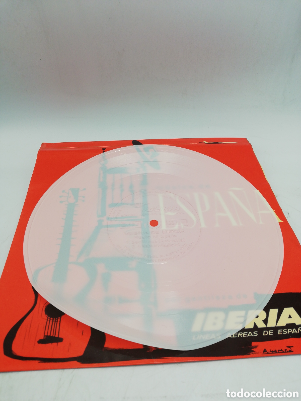 Discos de vinilo: Disco de pl&aacute;stico. Iberia. M&uacute;sica de Espa&ntilde;a. - Foto 4