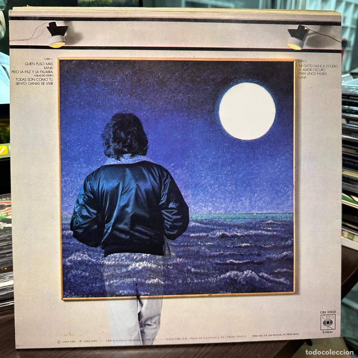Discos de vinilo: V&iacute;ctor Manuel - Luna (LP, Album) - Foto 2