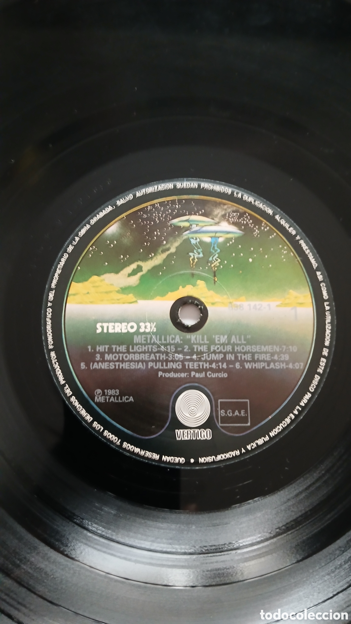 Discos de vinilo: METALLICA - KILL EM ALL - SPAIN/VERTIGO - LP - Foto 6