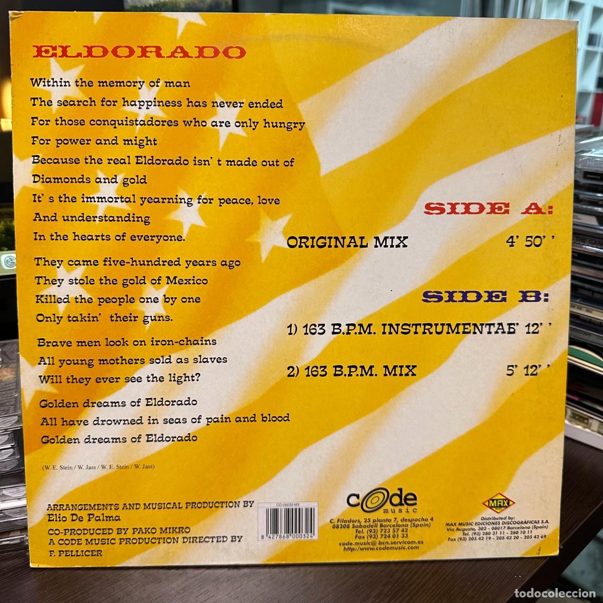 Discos de vinilo: Andy - Eldorado (12&rdquo;, Maxi) - Foto 2