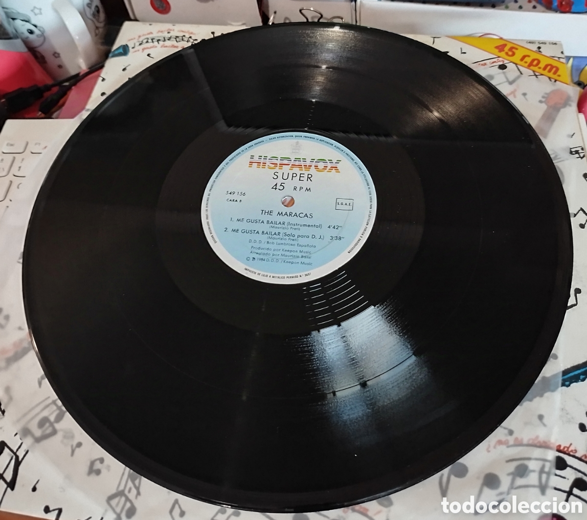Discos de vinilo: The Maracas - Me Gusta Bailar (Y Cantar) - Foto 2