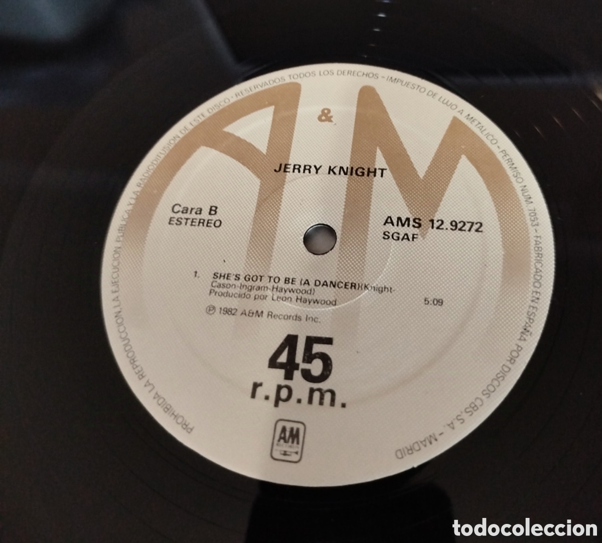 Discos de vinilo: Jerry Knight.- Shes Got To Be (A Dancer) - Foto 1