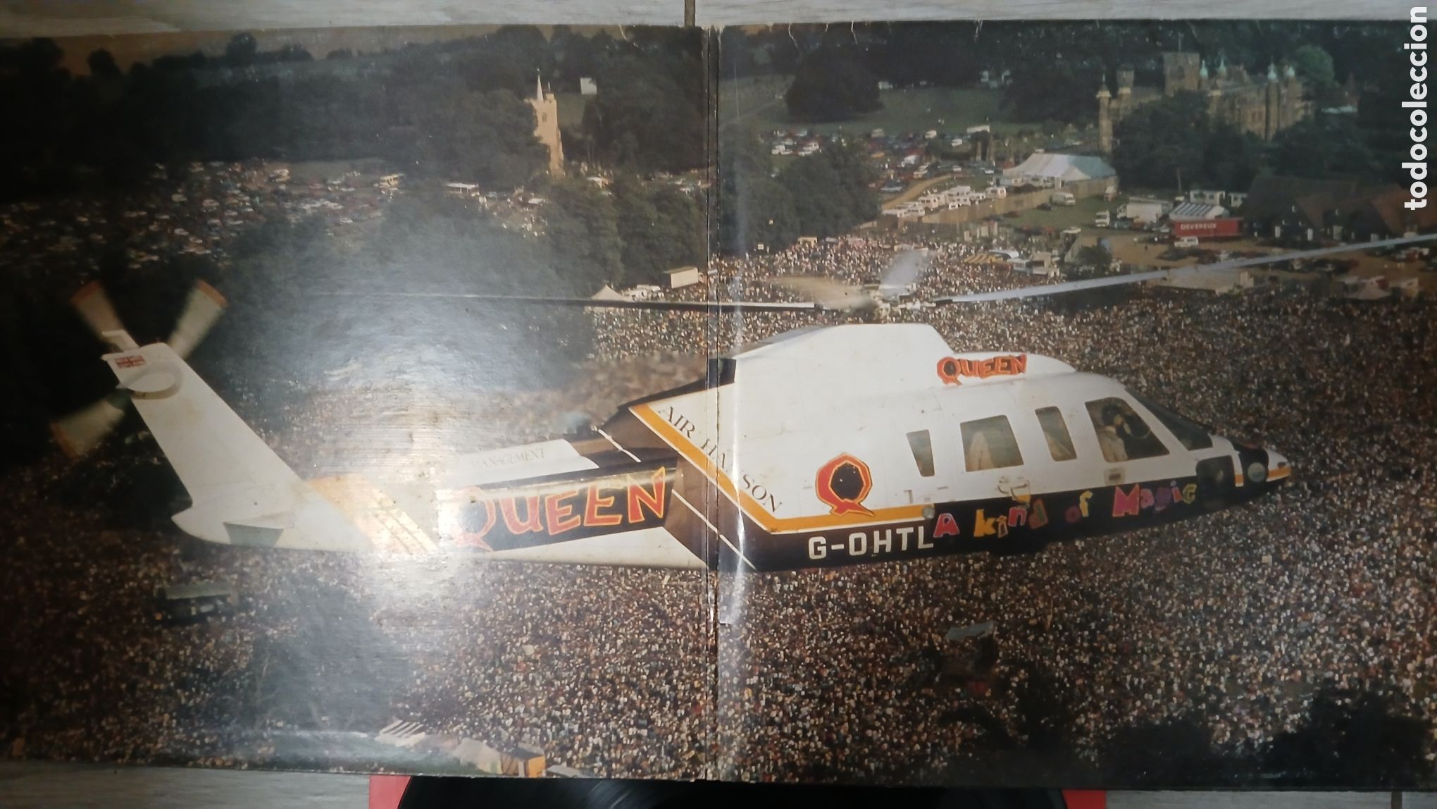 Discos de vinilo: QUEEN - LIVE MAGIC - ITALY/EMI - LP - IB - Foto 5
