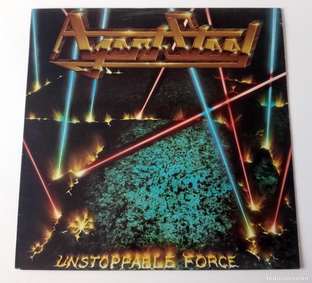 Discos de vinilo: LP AGENT STEEL - UNSTOPPABLE FORCE - Foto 1
