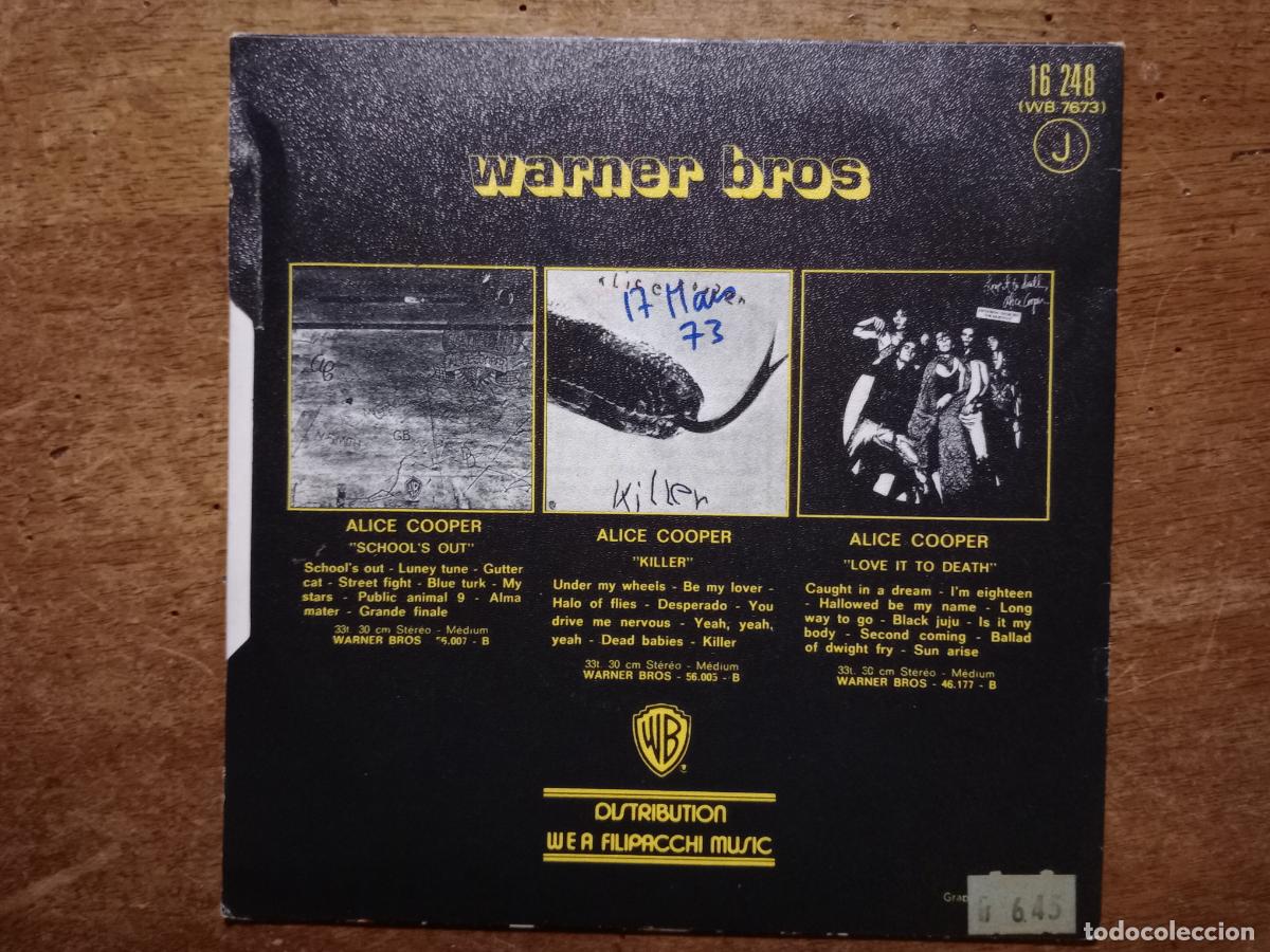 Discos de vinilo: Alice Cooper - hello hurray + generation landslide - Foto 2