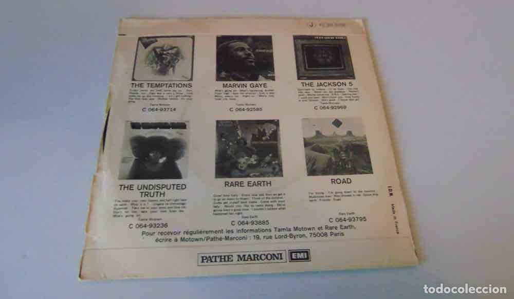 Discos de vinilo: RARE EARTH &ndash; Ma - SINGLE FRANCES 1973 - Foto 3