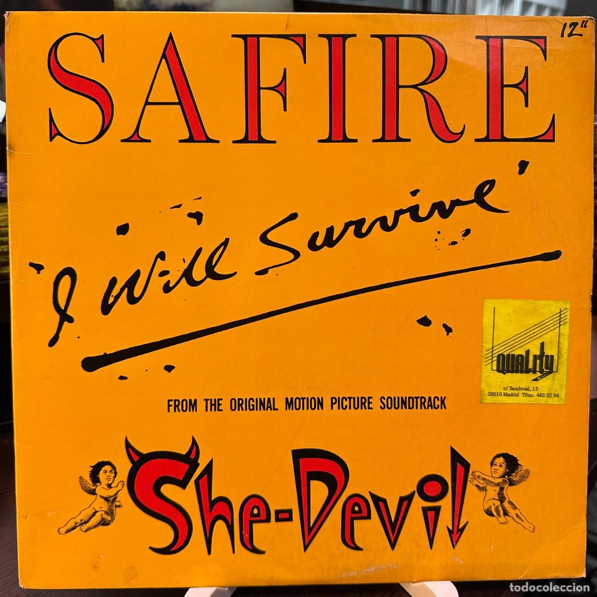 Discos de vinilo: Safire - I Will Survive (12&rdquo;) - Foto 1