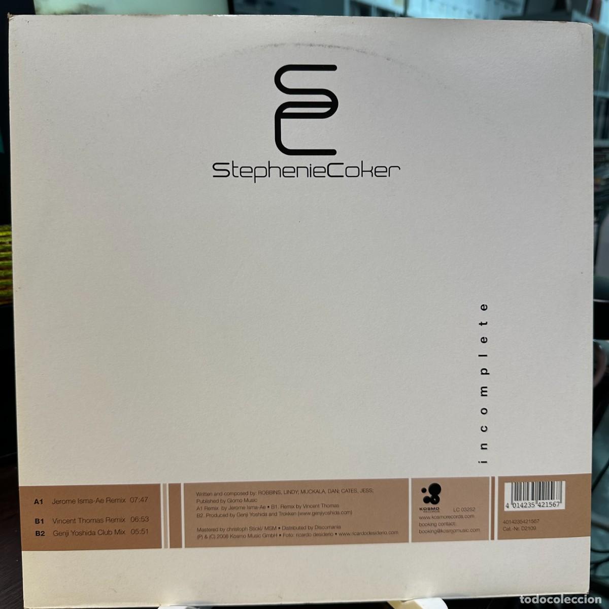 Discos de vinilo: Stephenie Coker - Incomplete (12&rdquo;) - Foto 2