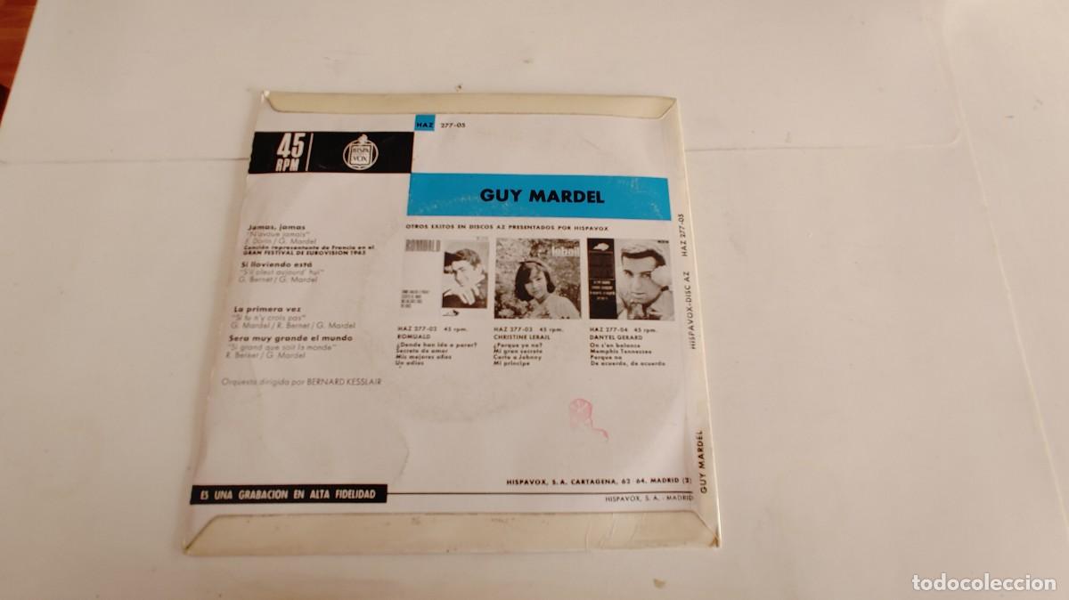 Discos de vinilo: GUY MARDEL-EP JAMAS JAMAS +3 - Foto 2