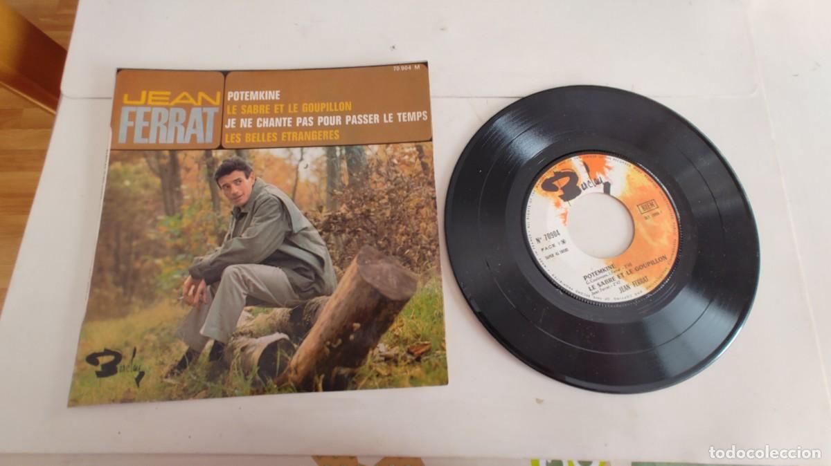Discos de vinilo: JEAN FERRAT-EP POTEMKINE +3 - Foto 1