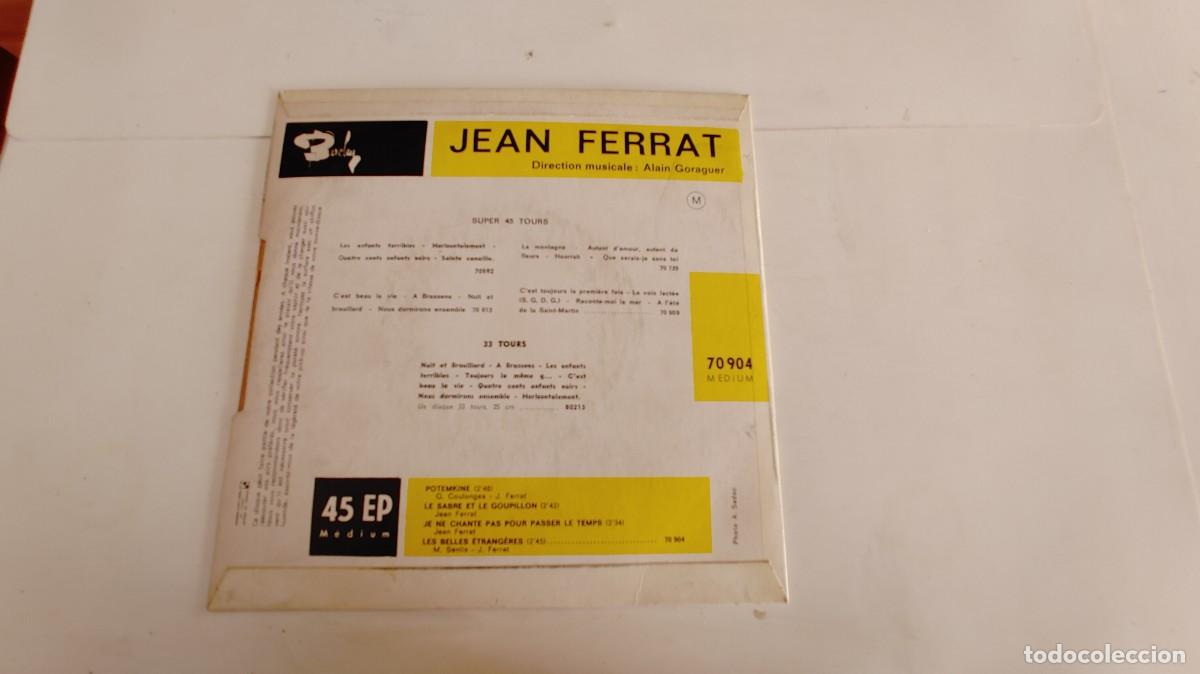 Discos de vinilo: JEAN FERRAT-EP POTEMKINE +3 - Foto 2