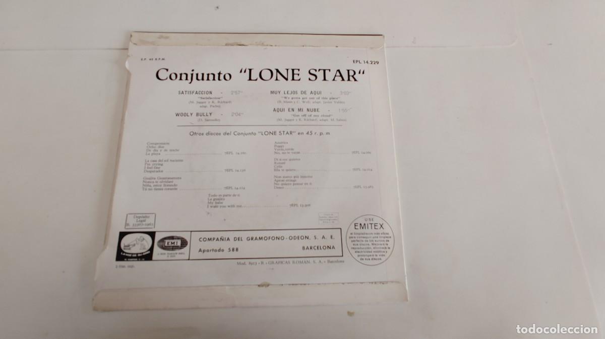 Discos de vinilo: LONE STAR-EP SATISFACCION +3-NUEVO - Foto 2
