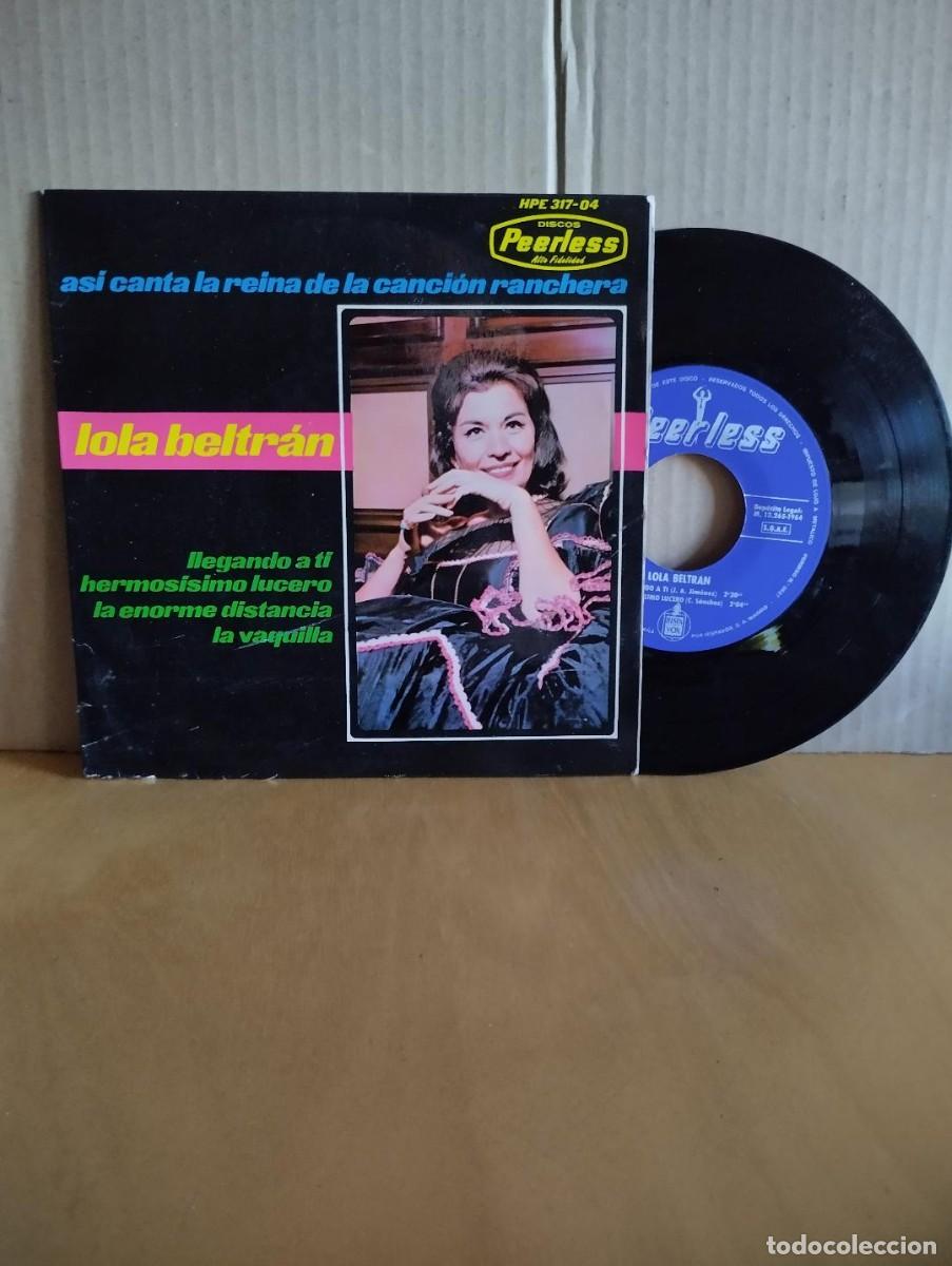 Discos de vinilo: LOLA BELTRAN ---- LLEGANDO A TI +3 - Foto 1