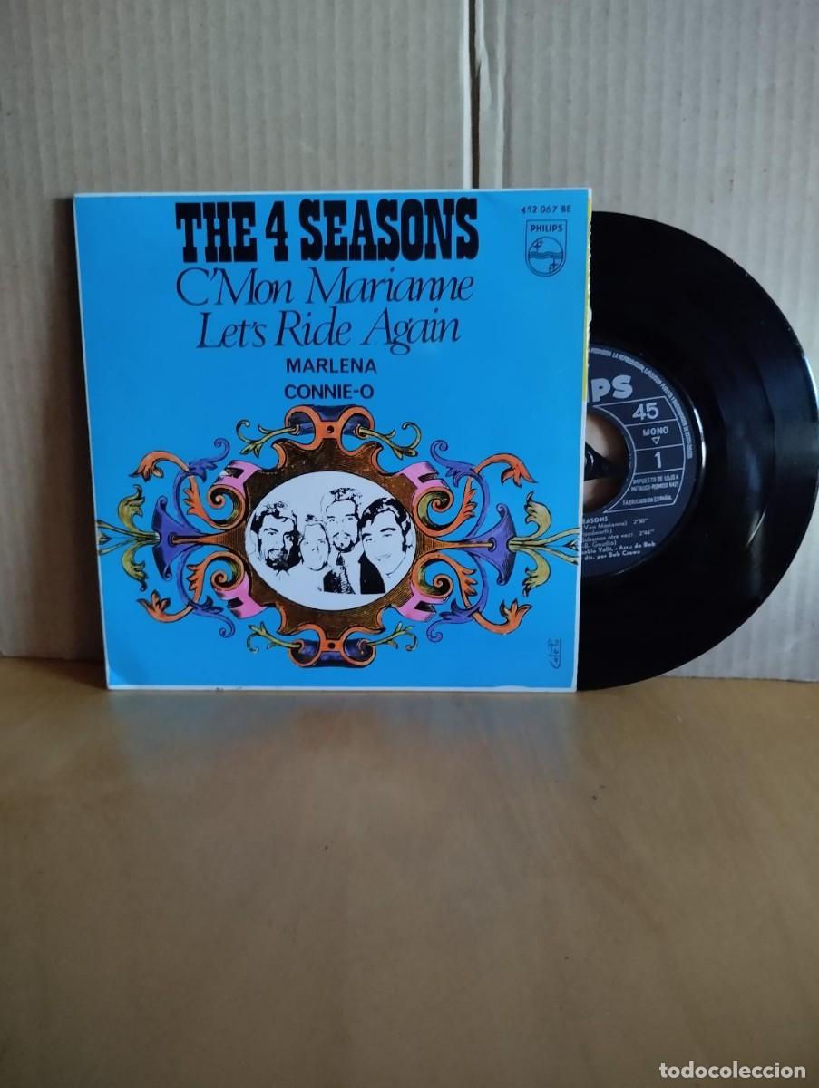 Discos de vinilo: THE 4 SEASONS ---- C&acute;MON MARIANNE +3 - Foto 1