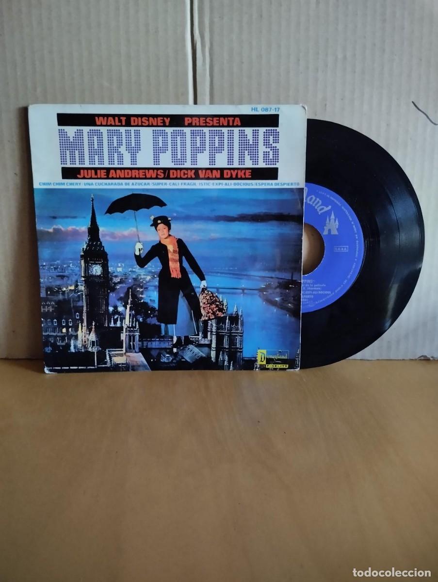 Discos de vinilo: MARY POPPINS--- CHIM CHIM CHERY +3 - Foto 1