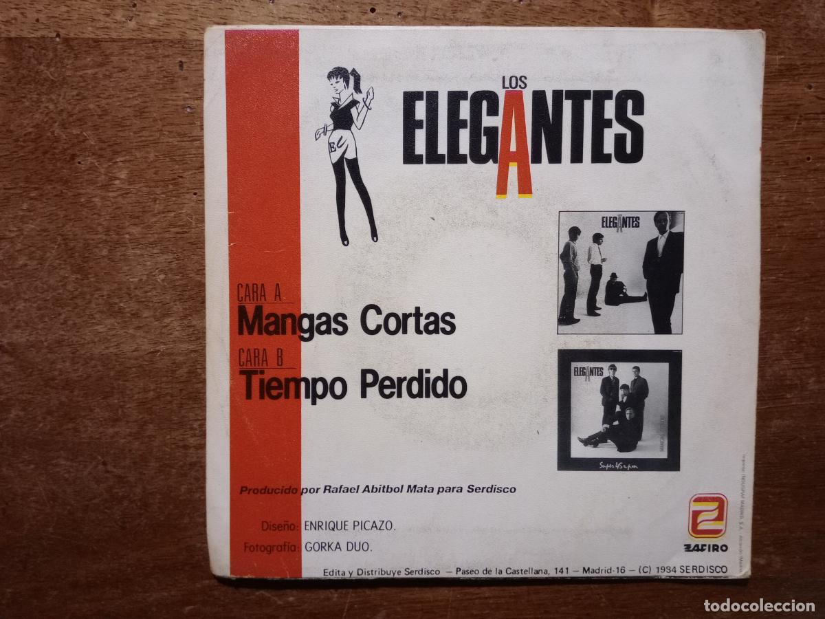 Discos de vinilo: Los Elegantes - mangas cortas + tiempo perdido - Foto 2