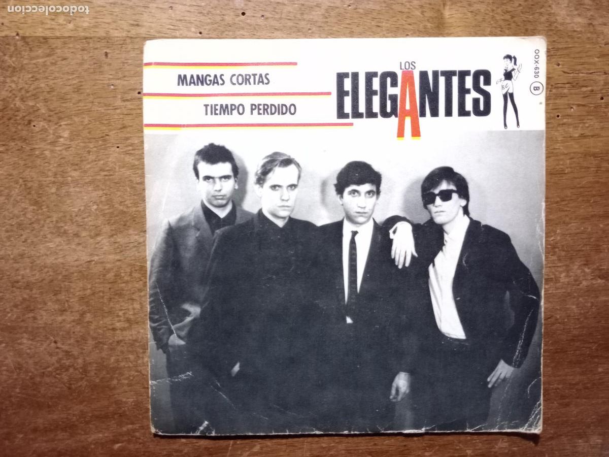 Discos de vinilo: Los Elegantes - mangas cortas + tiempo perdido - Foto 1